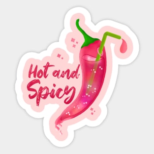 Hot and Spicy Sticker